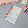 Transparent photoalbum for business cards, sticker, storage system, tear-off sheet, 3inch