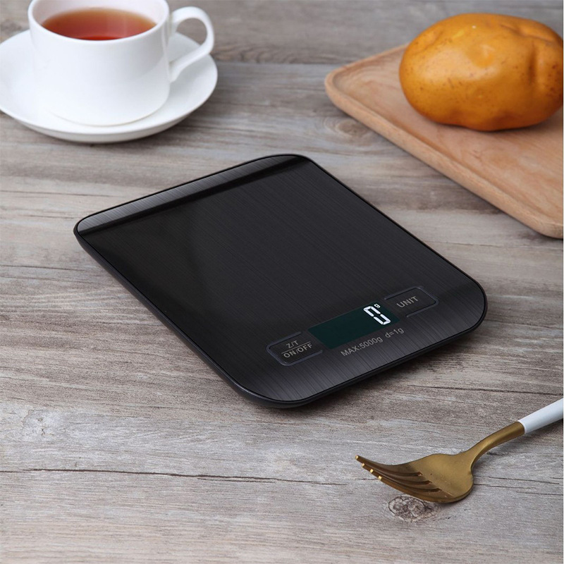 Báscula electrónica para el hogar de cocina, medicina para hornear, báscula de leche en polvo, mini control portátil, volumen de alimentos, báscula de plataforma al por mayor