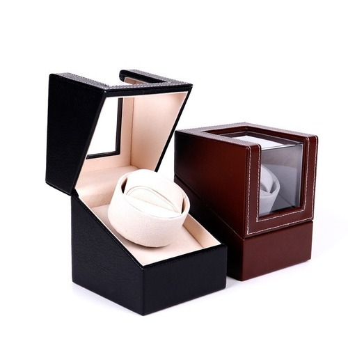 德莱士摇表器皮革1+0电动马达盒机械手表自动摇表器旋转表盒