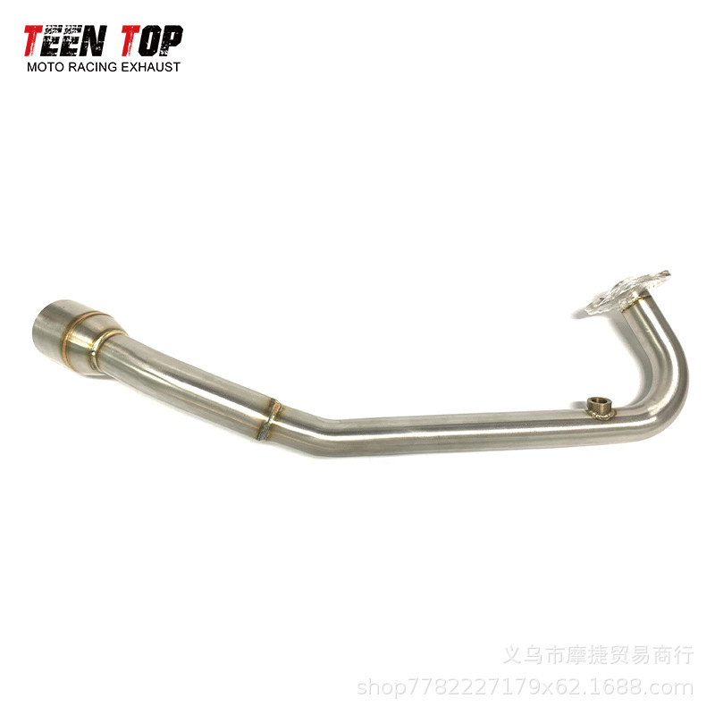 Suitable for Honda Scooter Pcx150 Exhaust Pipe Pcx125 Modified Stainless Steel Front Exhaust Pipe
