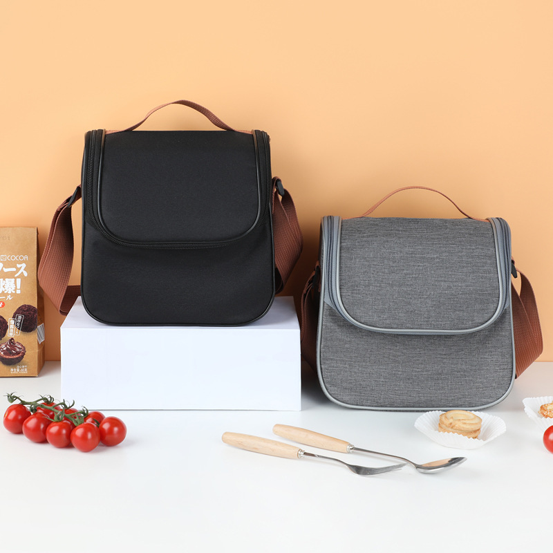 Nueva bolsa pequeña portátil para trabajadores de oficina con almuerzo, bolsa de almuerzo, bolsa de almuerzo, bolsa de almuerzo de aislamiento, bolsa de viaje de mensajero, bolsa de almuerzo