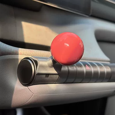 shift knob, gear handle, practical – Cab and accessories - pink-ball-head-silver-gray-base