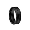 Matte ring stainless steel, 2023, suitable for import, 8mm, European style, simple and elegant design