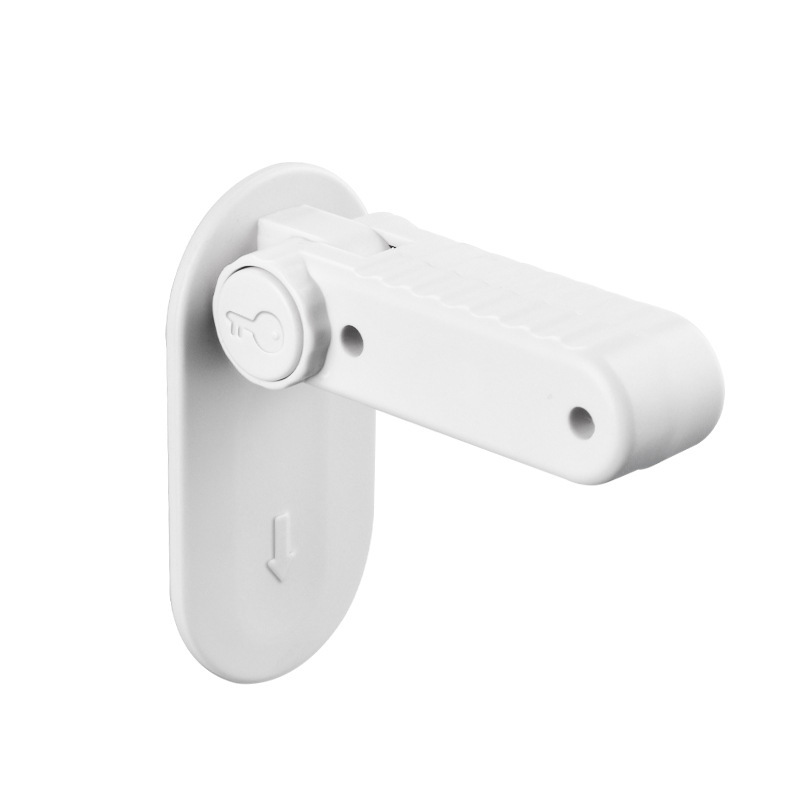 Children's Door Handle Safety Lock Punch-free Fixed Lock Buckle Baby Pet Door-opening Anti-pinch Hand Safety Protection Lock