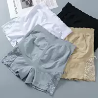 Новые кружева безопасности брюки хлопок промежность Midwaist три Леггинсы анти-глянцевое Нижнее белье Женские производители прямые