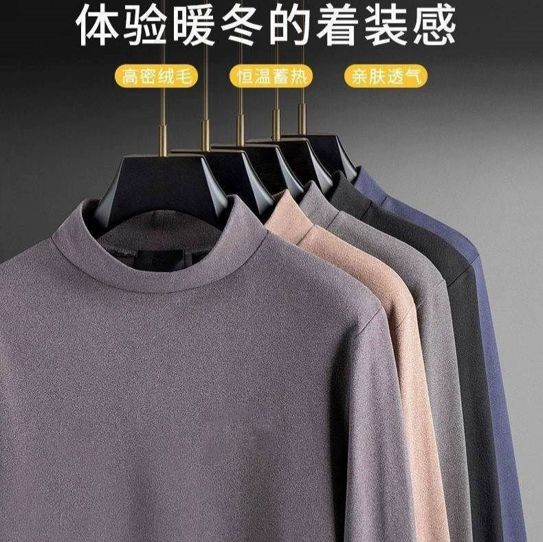 Весенняя и осенняя мужская рекламная одежда утолщена теплая рекламная рубашка для мужчин