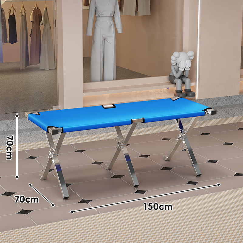 Estante Plegable para Puesto, Tubo de Hierro y Tela Oxford, Retráctil y Portátil, para Mercado Nocturno
