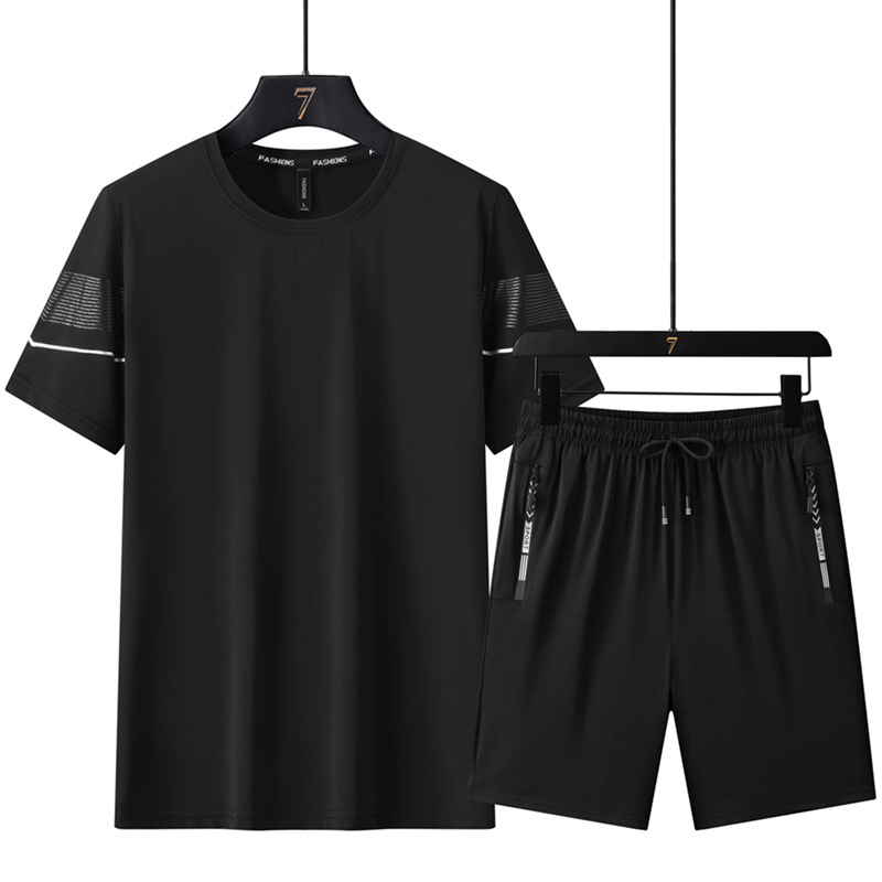 Conjunto de dos piezas para pantalones cortos negros