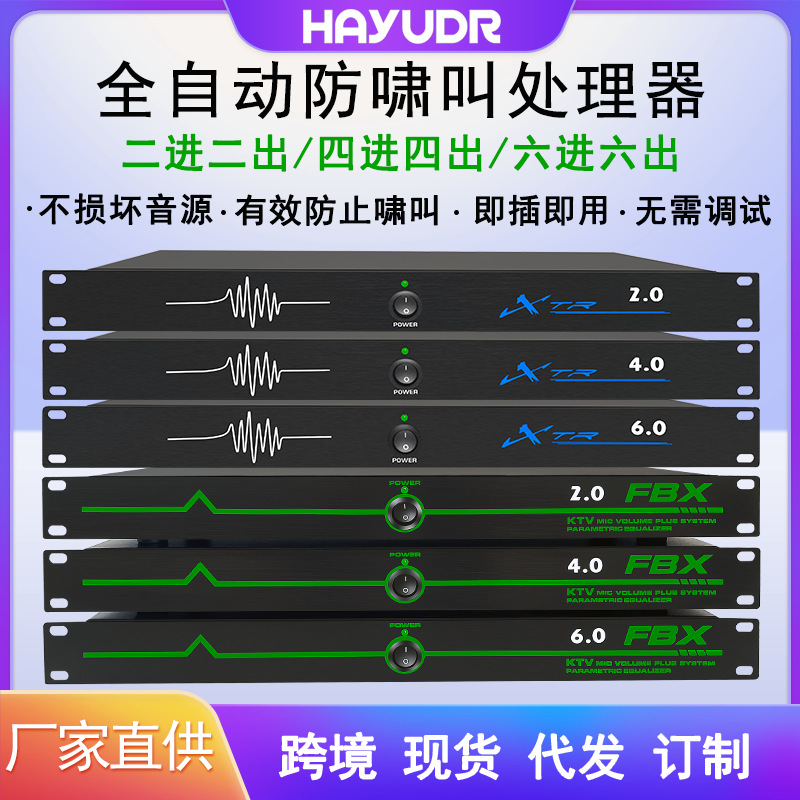 Anti-Howling Feedback Suppressor for Home Use, Stage Performances, Ktv Microphones, Audio Preamplifiers, and Frequency Shifters