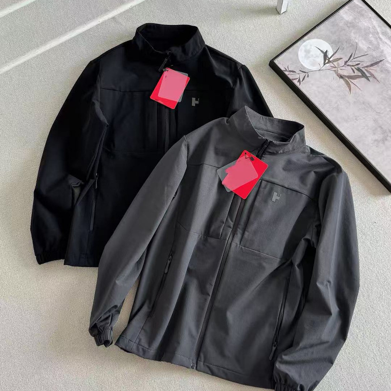 26 Autumn New Collection: hh Outdoor Casual Men's Stand Collar Jacket, Urban Commute Outerwear