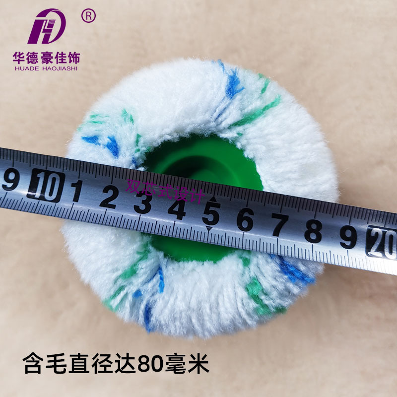 7 pulgadas cepillo de rodillos de cabello grueso cepillo de pared exterior cepillo industrial resistente a solventes de cabello recto decoración de cabello Waldhaojia