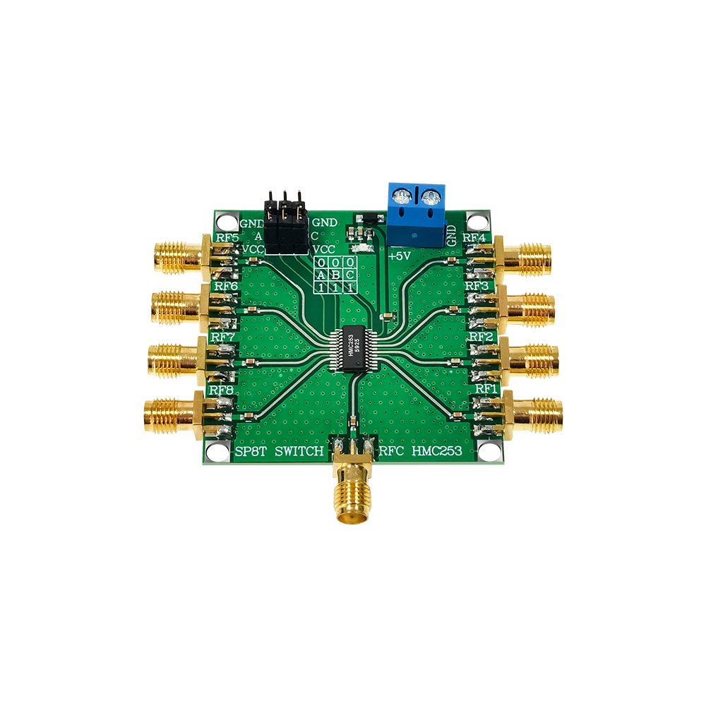 HMC253 DC-2.5 GHz射频单刀八掷开关 射频开关 天线选择 通道选择