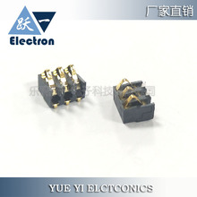 電池座BC-4-3P77無定位貼片磷銅黃銅連接器對講藍牙音箱手機插座