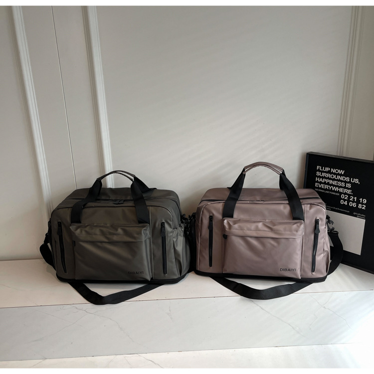 Großvolumige Kurztransport-Reisetasche, tragbar, Geschäftsreise, Tourismus, Bordgepäck, erweiterbar, Reisetasche, wasserdicht, dual-use nass und trocken, Fitness, 20