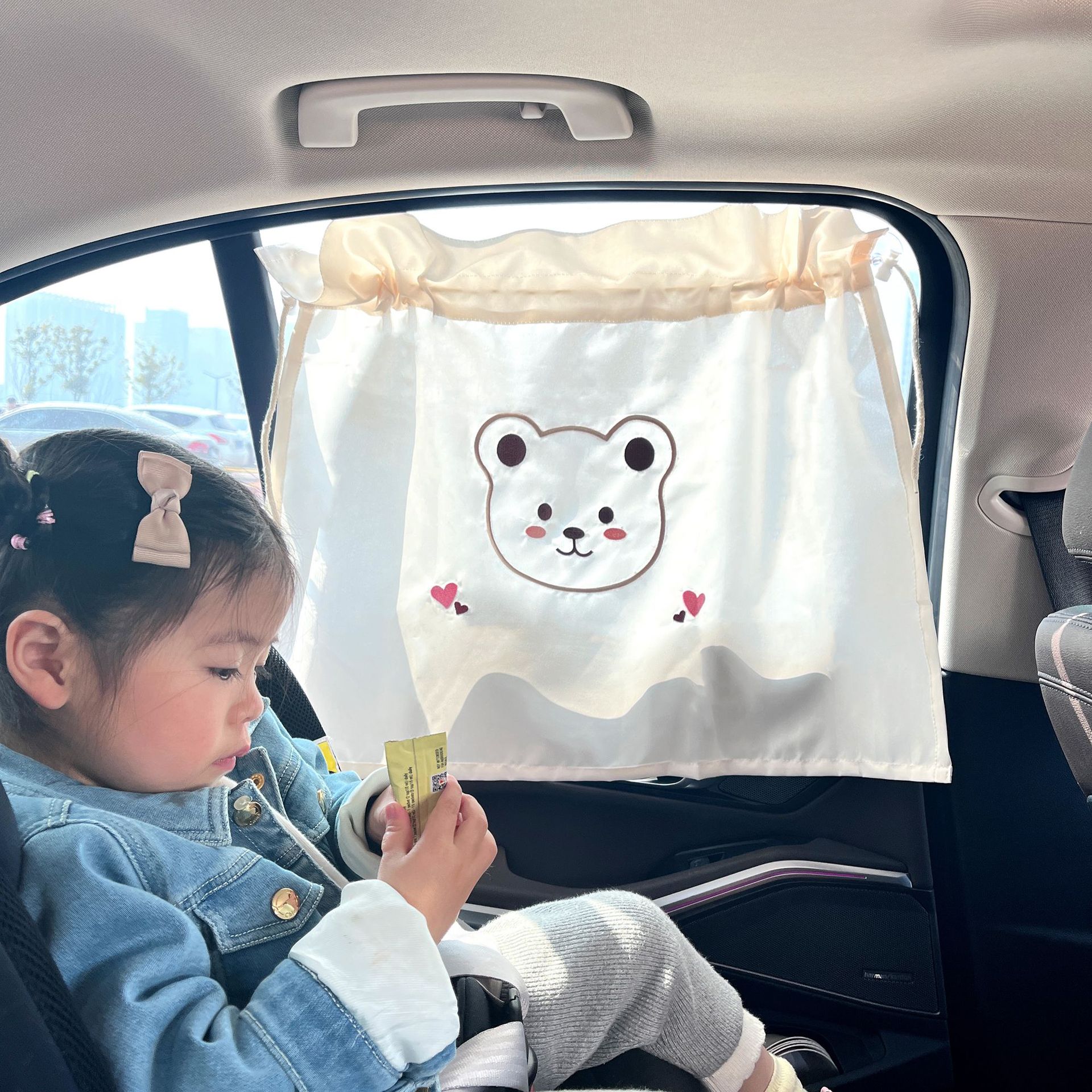 INS estilo coreano bebé coche cortina coche sombrilla bebé especial seguridad asiento succión taza sombra image 11