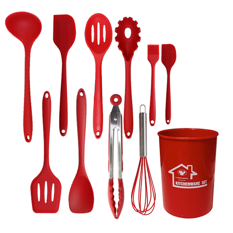 15 piezas de cocina de silicona antiadherente resistente a altas temperaturas doméstica al por mayor