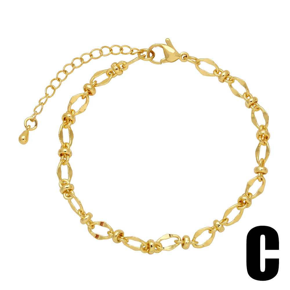 Fashion Geometric Copper Plating Bracelets 1 Piece