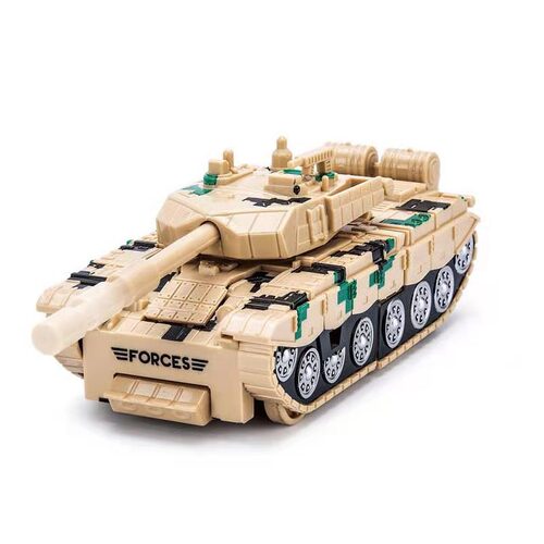 Children's Transformable Tank Toy Car Airplane Transform Car Inertia Impact Transform Robot Street Stall Supply Wholesale