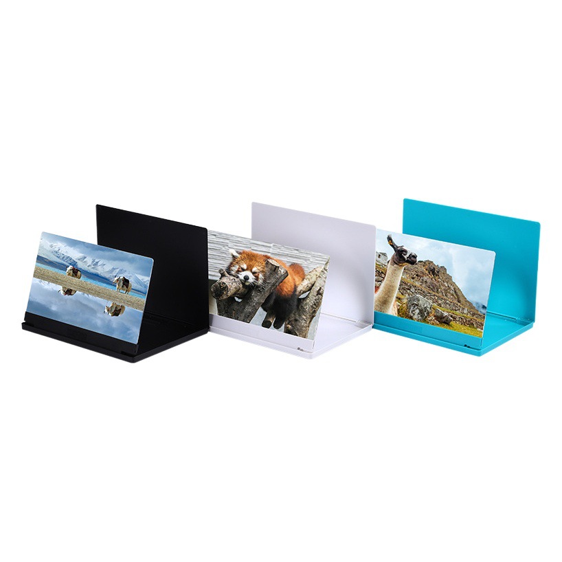 Nuevo soporte universal ultra claro para teléfono móvil con pantalla multifunción y amplificador 3D de alta definición de 12 pulgadas