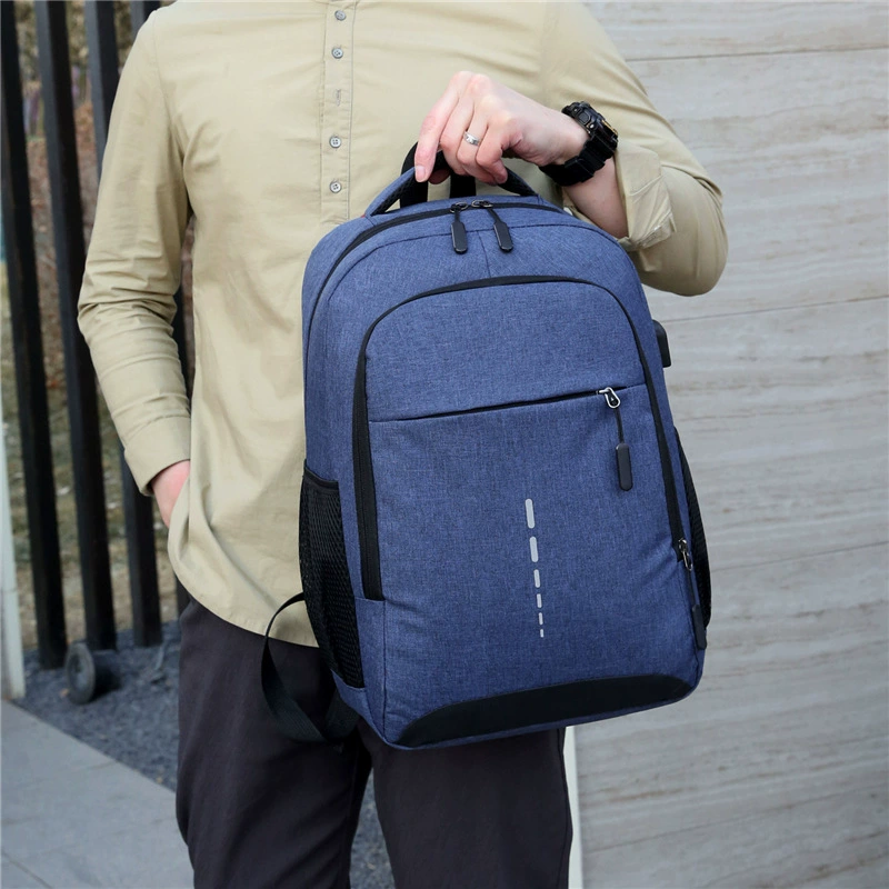 Retroreflective capacious school bag, fashionable backpack, Korean style, oxford cloth, for secondary school