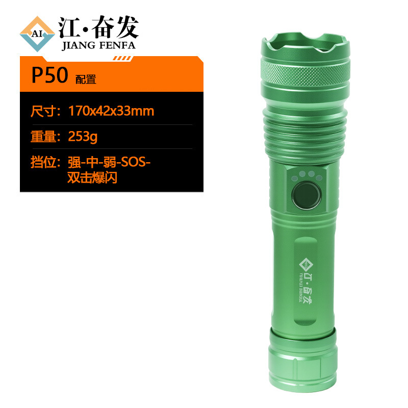 Linterna láser de luz fuerte explosión de larga duración de carga táctica multifuncional mini antorcha láser blanca al aire libre