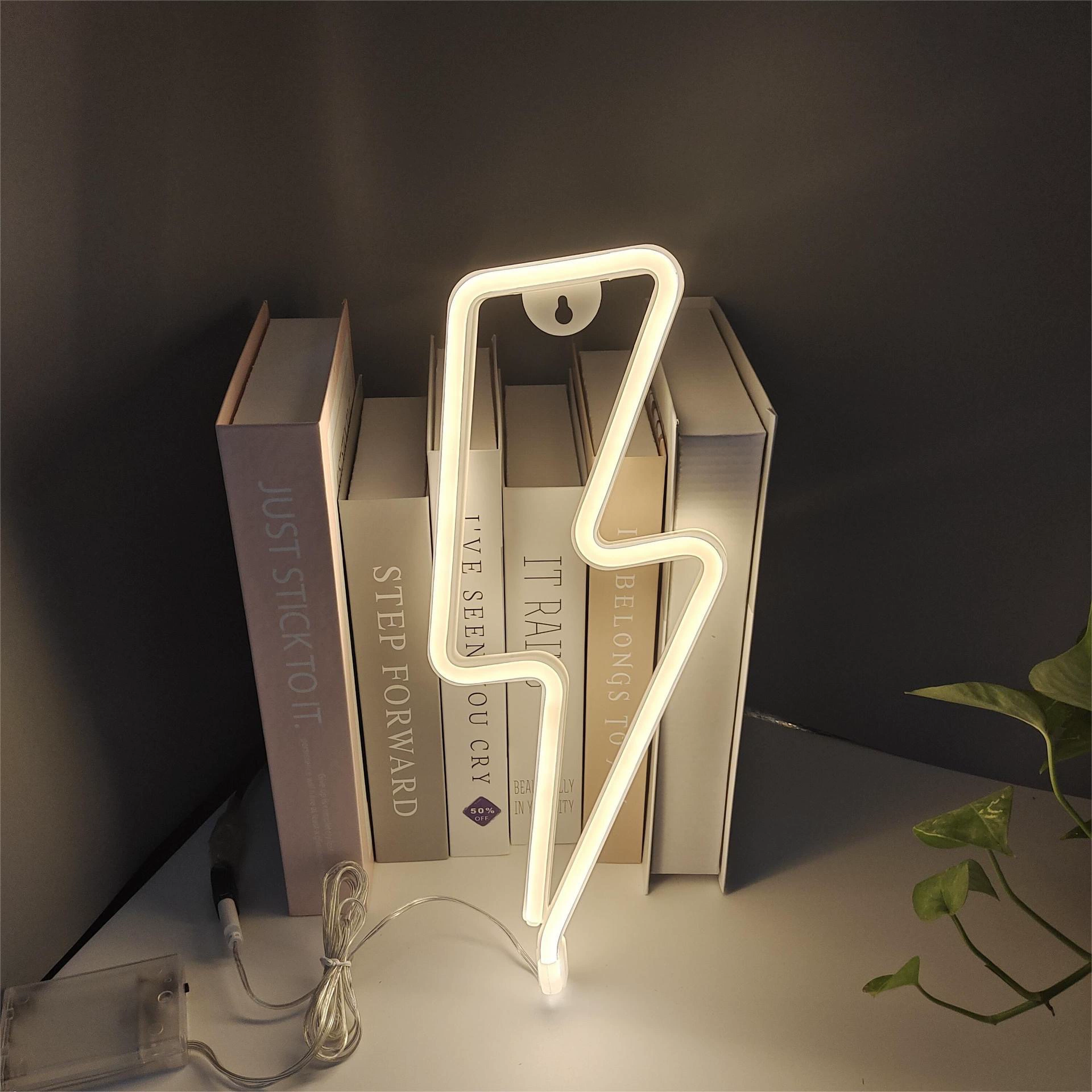 Луна-планета с неоном LED неоновая лампа, декоративный ночник, батарея 3В, разные размеры