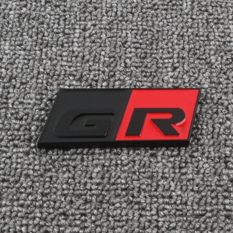 トヨタ改造ステッカー GR GRSPORT GR MN メタルステッカー リアステッカー テールステッカーに適しています。|undefined