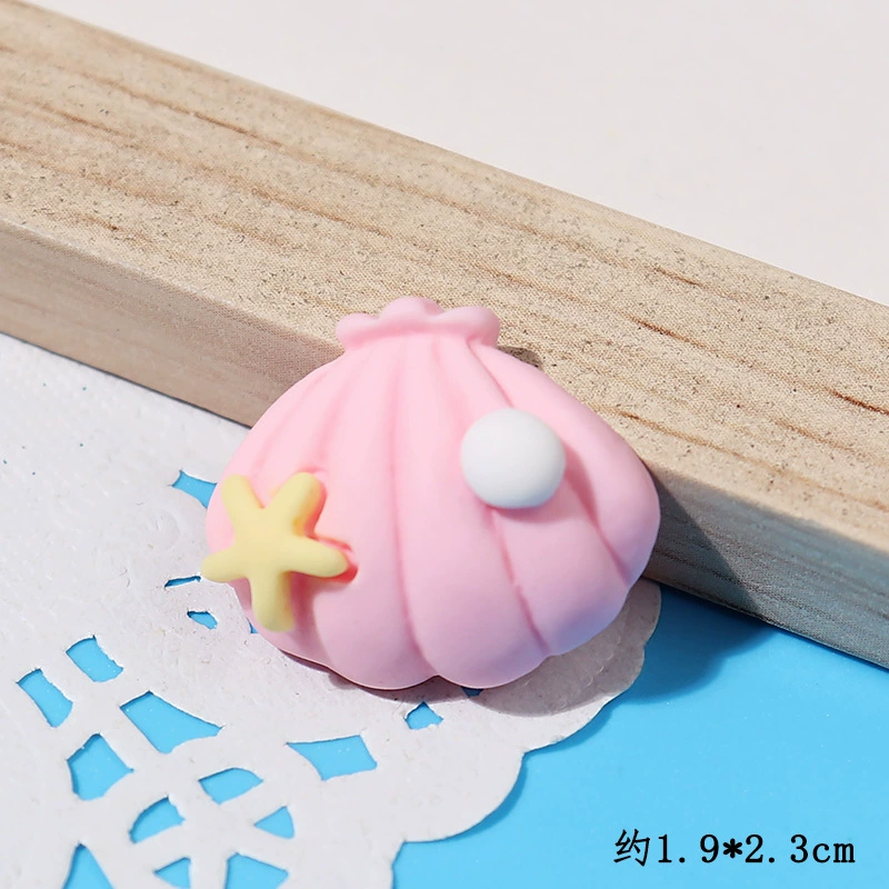 Морская русалка водоросли ракушка ракушка звезда риф аксессуары Diy handmade крем клей корпус телефона материал