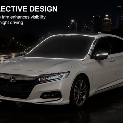night, snow protection, Car snow shield