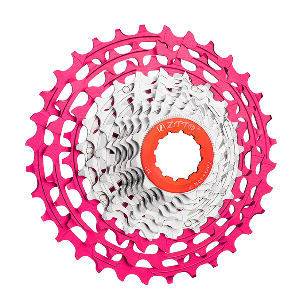 Volante de bicicleta de carretera ZTTO 11 velocidades 28-36T ligero CNC hueco volante ultraligero de una pieza