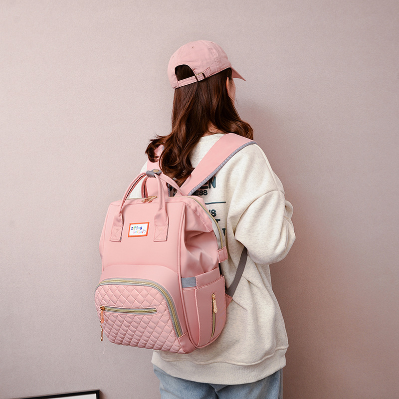 Mummy Bag Multifunctional Baby Portable Storage Backpack Diaper Mummy Bag Thermal Insulation Milk Storage Large Capacity Backpack