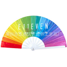 折扇来图印刷太极功夫扇舞蹈表演扇子拍照道具广告商务礼品竹扇