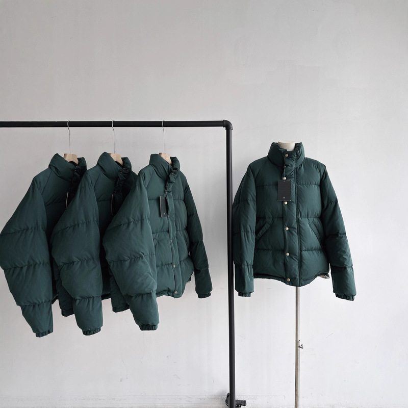 The Same Niche Christmas Green down Jacket Worn by Korean Bloggers, Designer Women's Clothing, Feve Korean-Style Duck down Coat