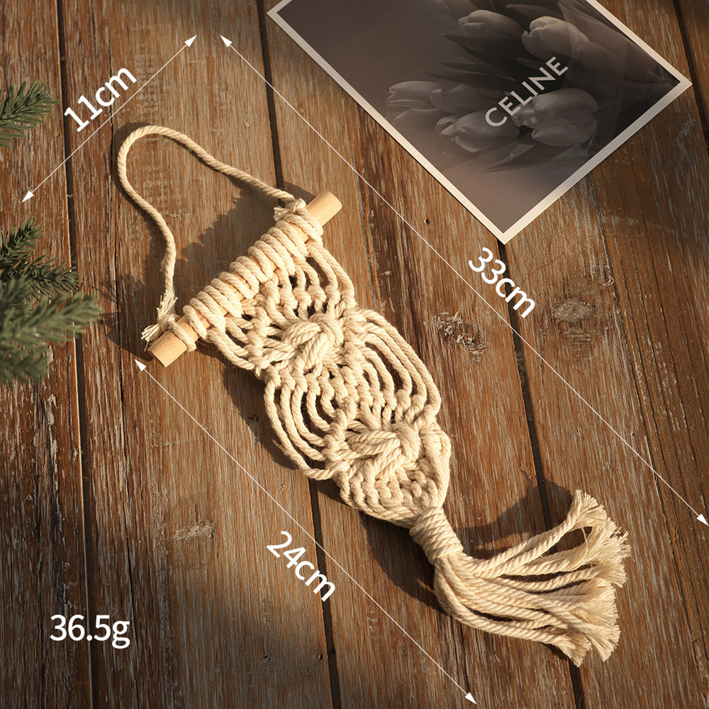 Bohemia estilo dreamcatcher red campana de viento decoración del hogar colgante artesanal creativo peinado decoración del hogar transfronteriza