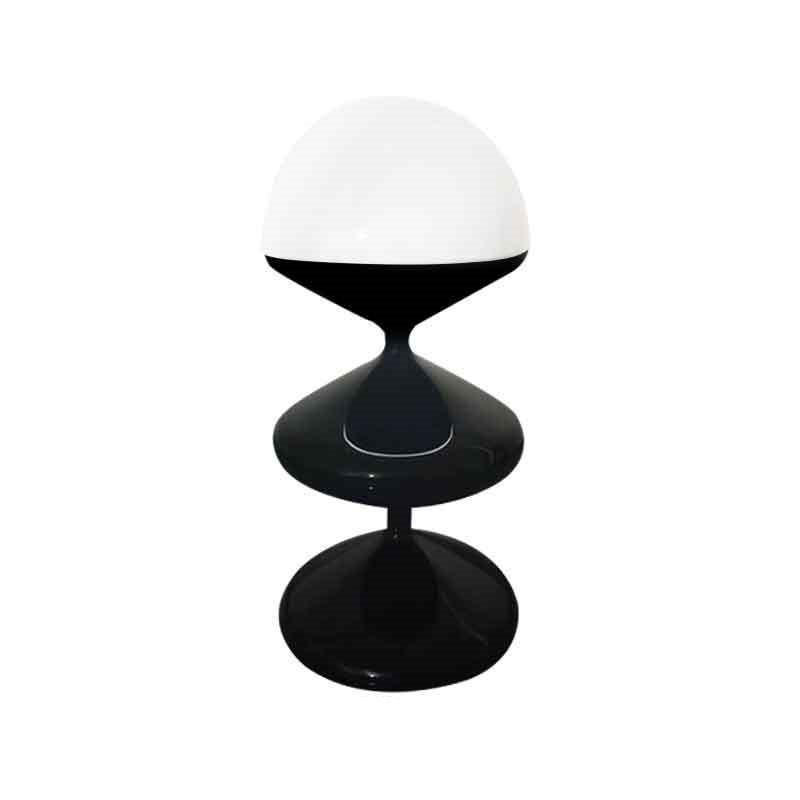 Lámpara de pie negra con forma de calabaza para sala de estar, adorno moderno de estilo nórdico Bauhaus para dormitorio, para el lado del sofá, regulable.