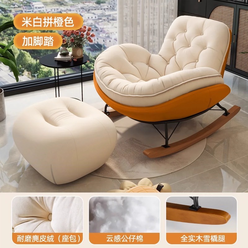 Silla de pingüino de lujo ligera, sofá único, silla de asiento, balcón para adultos, sofá casero, sofá de cama