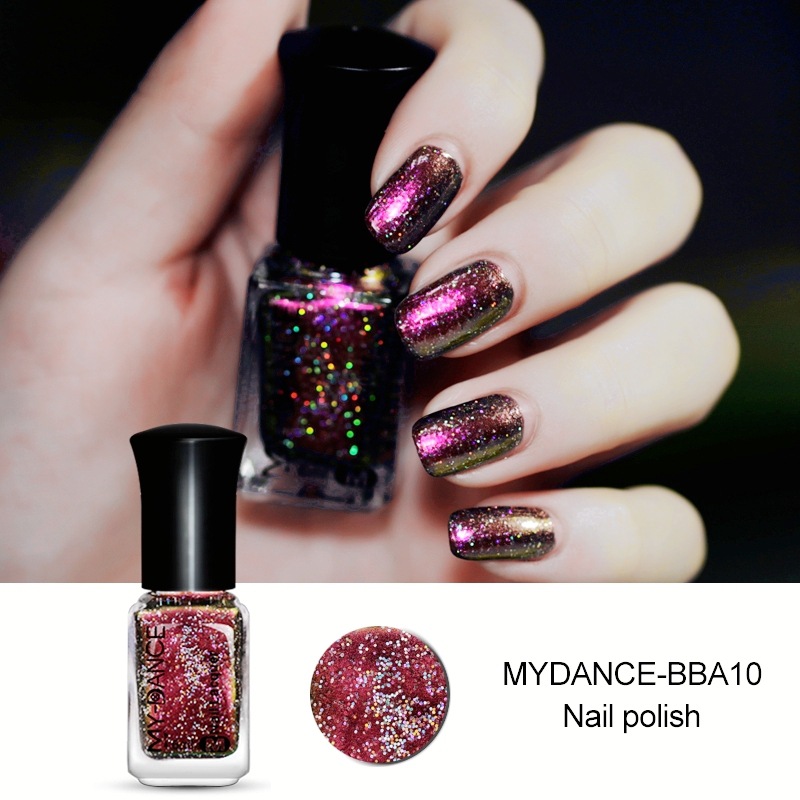 Nuevo esmalte de uñas camaleón aceitoso no pelado insípido de larga duración sin hornear fábrica al por mayor Internet celebridad cielo estrellado manicura