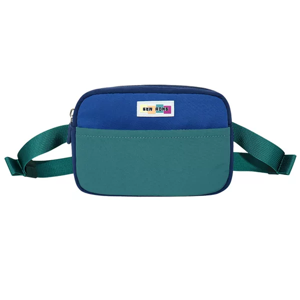Amazon's New Children's Waist Bag, Boys and Girls Coin Purse, Fashionable Contrasting Color Crossbody Bag, Simple Personalized Accessory Bag
