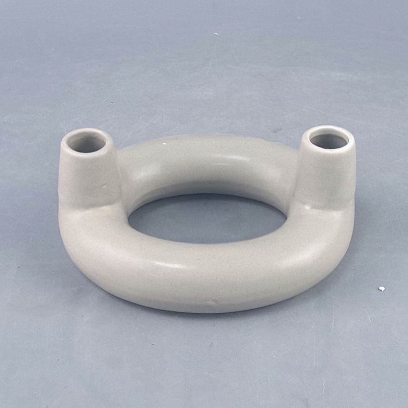 Estilo ins mesa candelabro de cerámica florero decoración moderna abstracta de forma especial sala de estar hogar decoración de casa de familia flor