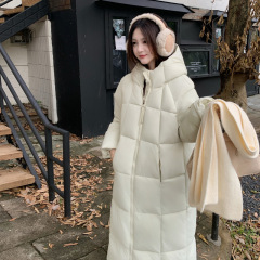 外贸中长款2025棉衣女士新款流行连帽厚冬季棉袄棉服宽松时尚外套