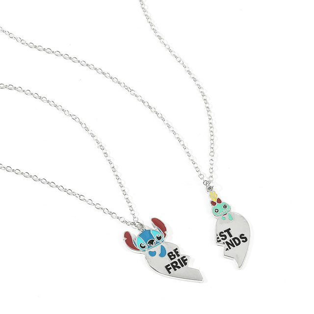 Disney-Collier pendentif en verre imprimé photo pour enfants, bijoux faits  à la main, cadeaux, CAN o & Stitch Coussins, nouveau, 2023 - AliExpress