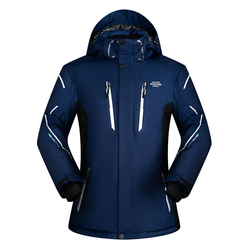 New Ski Suit Set for Men, Large Size, Thickened, Outdoor Skiing, Snowboarding, Windproof and Snowproof Ski Jacket