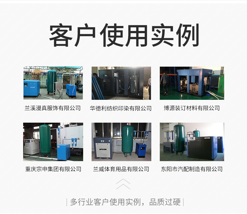 Permanent Magnet Variable Frequency Screw Air Compressor 7.5Kw Air Tank Air Pump Air Compressor 15 Kw Screw Machine