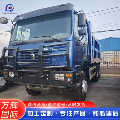 In-Stock Supply of Used Refurbished Howo Eight-Wheel Dump Trucks, Self-Loading Engineering Vehicles, 20-Cubic-Meter Large Box, for Africa