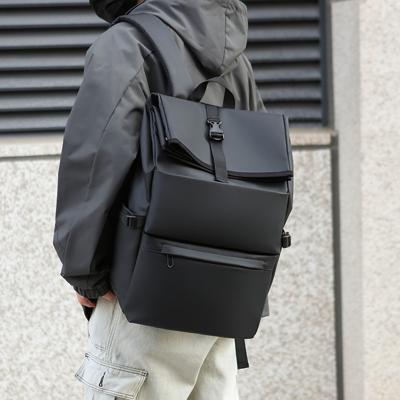 Nueva mochila de todo fósforo, mochila para computadora de viaje de ocio para hombres, mochila de gran capacidad para estudiantes universitarios ligera