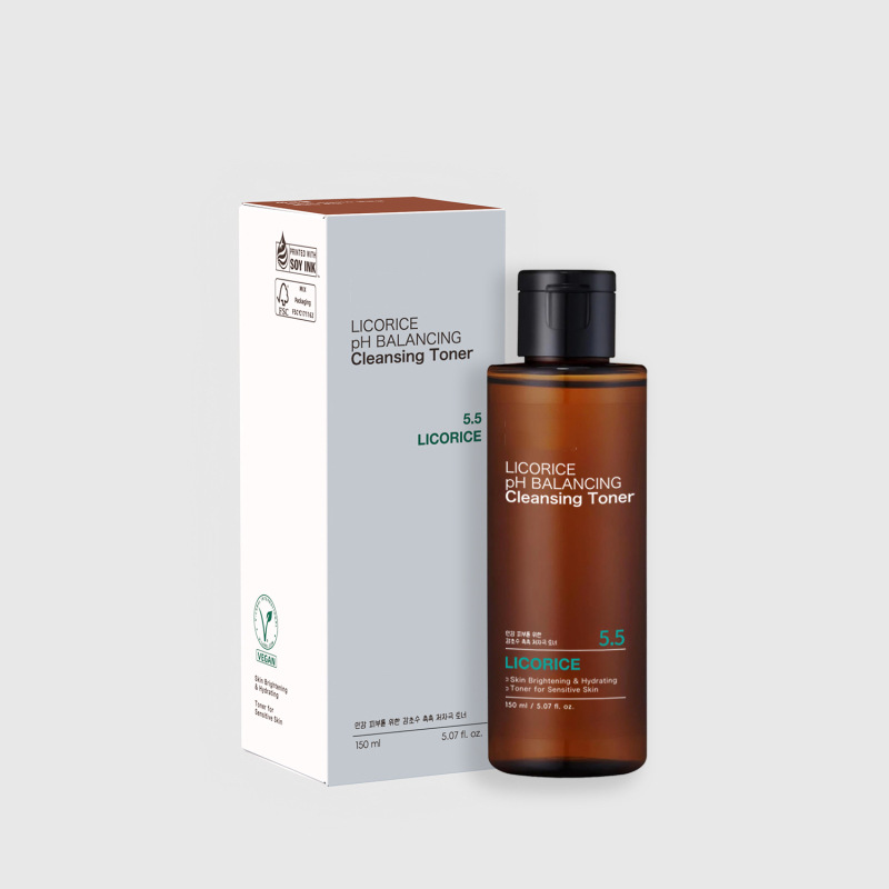 Cross-Border Tk Licorice Ph Balance Toner Moisturizing Facial Skin Moisturizing Moisturizing Oil Control Facial Toner
