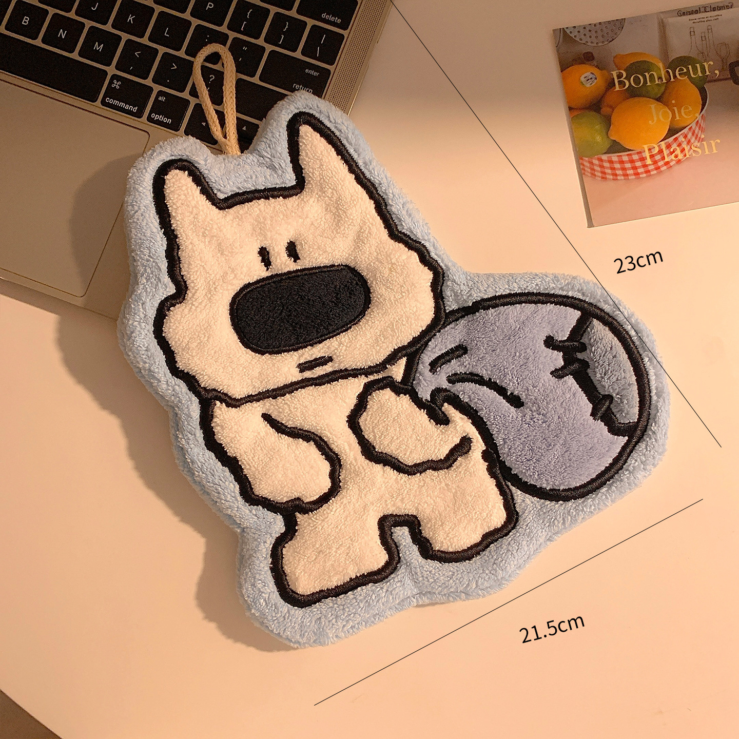 Blue Background Backpack Dog [Super Absorbent]