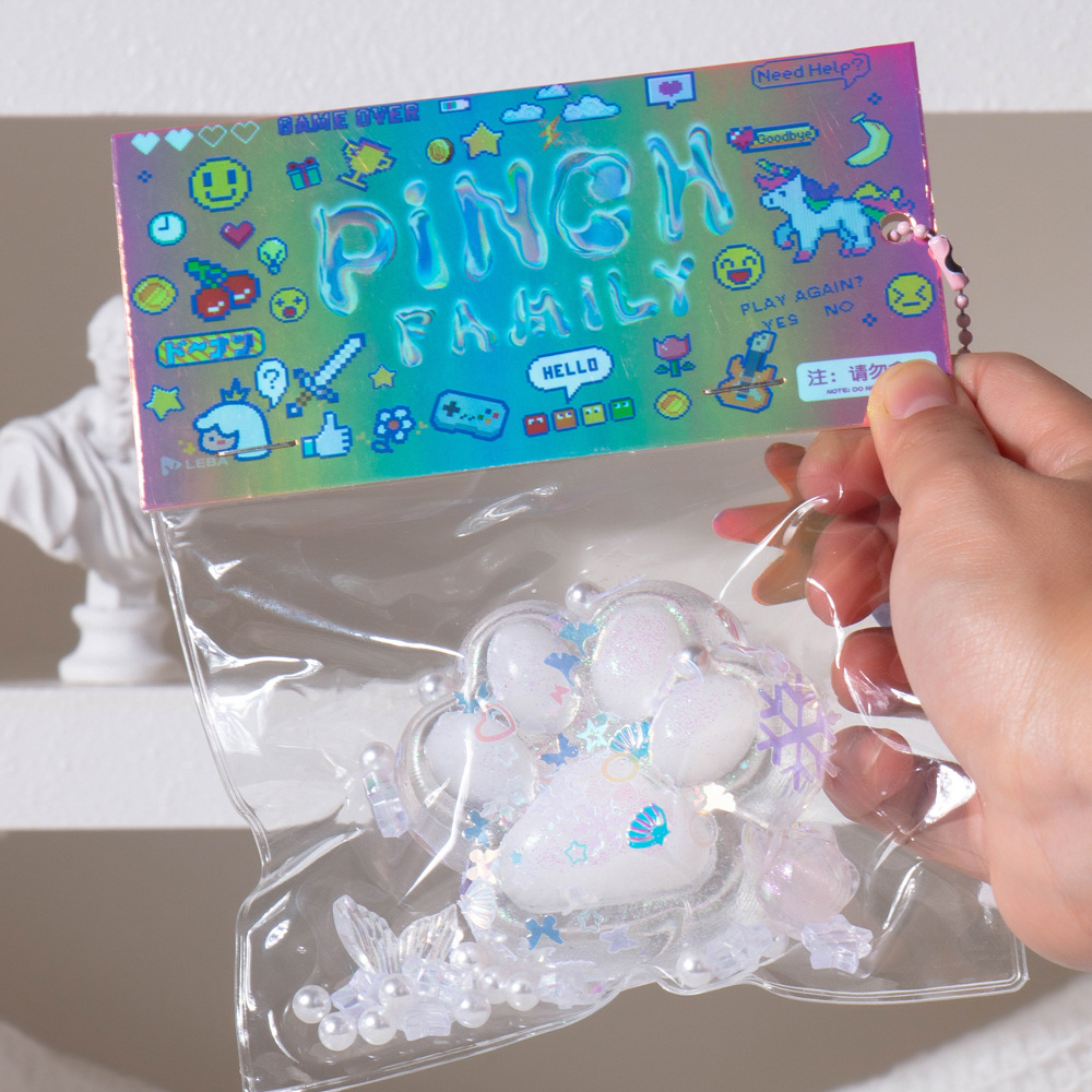 Douyin Explosive toy Network Red CAT Claw amasar le barro podrido se siente descomprimido Toys TPR amasar le wholesale Factory