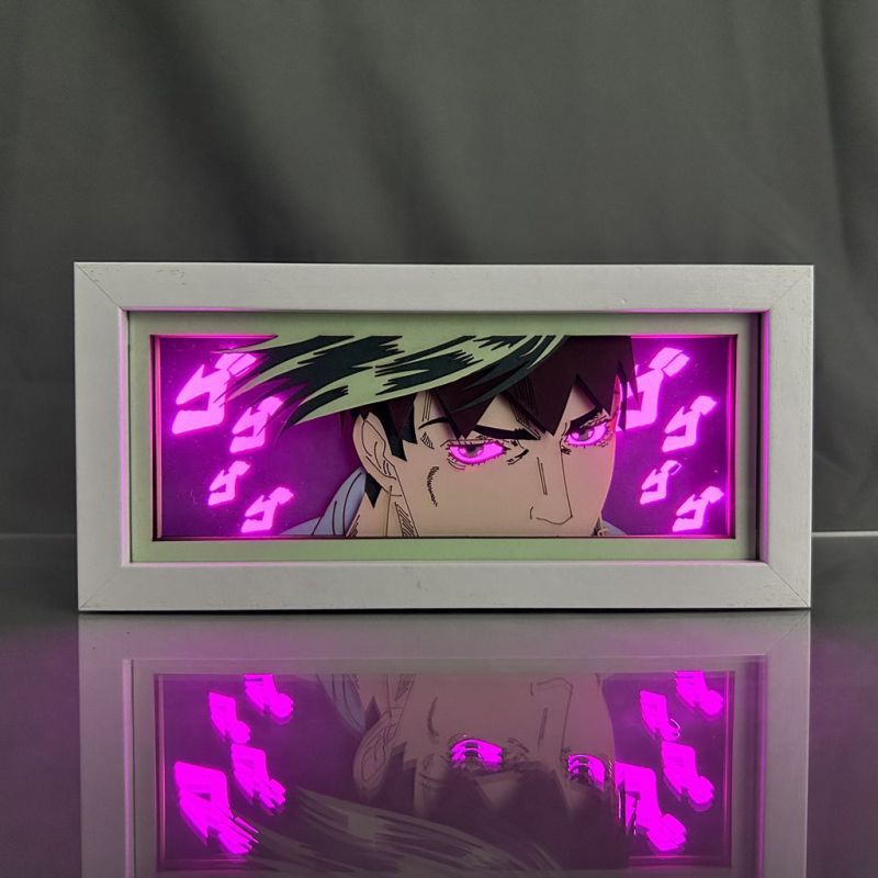 JOJO's wonderful adventure paper carving lamp bedroom night light anime jojo peripheral hand-made graduation gift male classmates