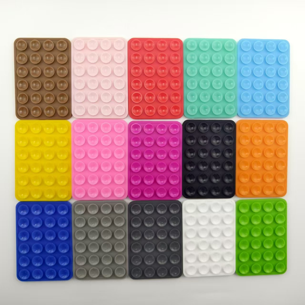 Ventosa de silicona para móvil, 24 puntos, doble cara, antideslizante y multifuncional, al por mayor